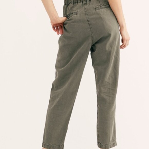 Free People Margate Paperbag Pleated Pants - Size S (fits M) - Picture 9 of 9